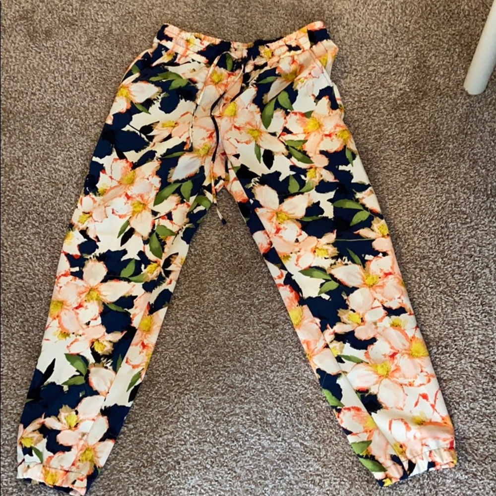J. Crew floral pants